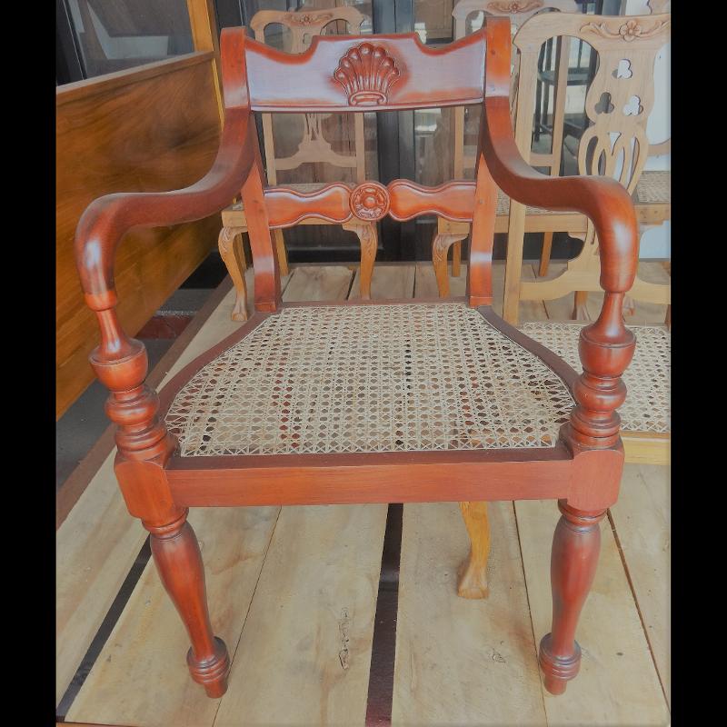 Jack wood Upholstery Chair With Arms